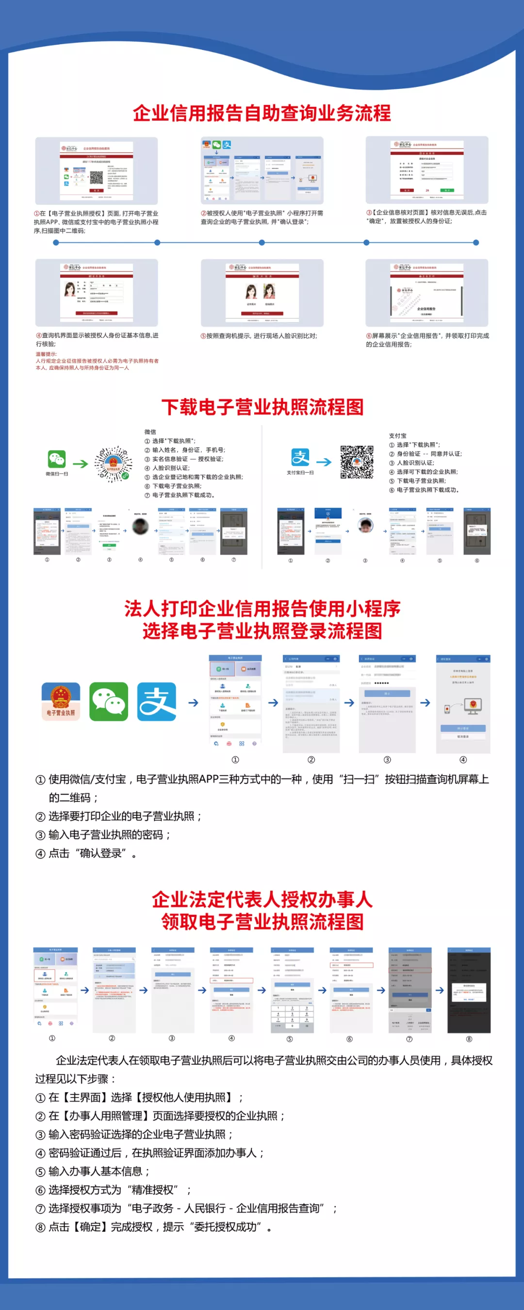 快来看！使用电子营业执照可以查询企业征信报告啦