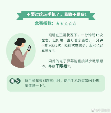 关灯玩手机对眼睛危害有多大