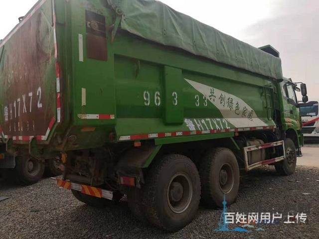 出售二手欧曼渣土车 350马力 5.6米大箱 国五