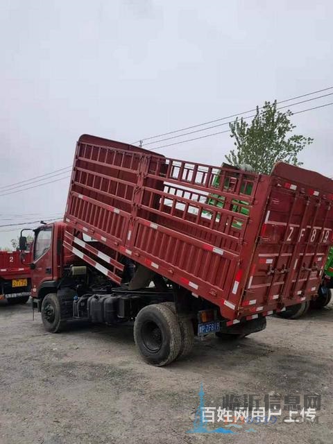 4.2米高栏二手瑞沃自卸车 国五小蓝牌 170马力