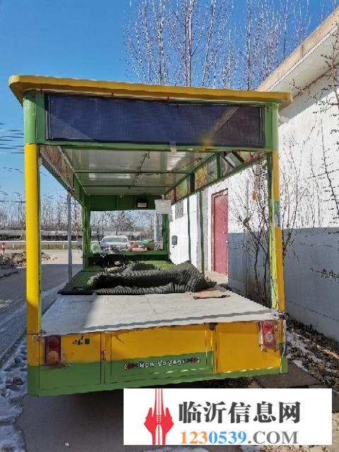 卖二手电动四轮餐车水果车