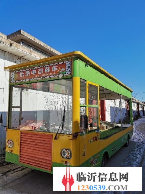 卖二手电动四轮餐车水果车