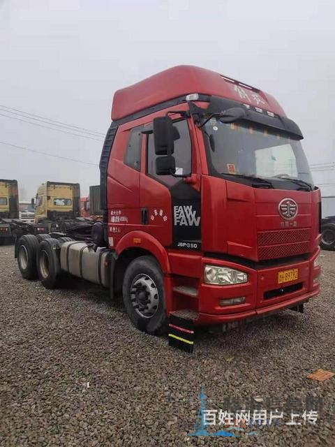 出售二手解放牵引车，锡柴发动机，350马力，国五，