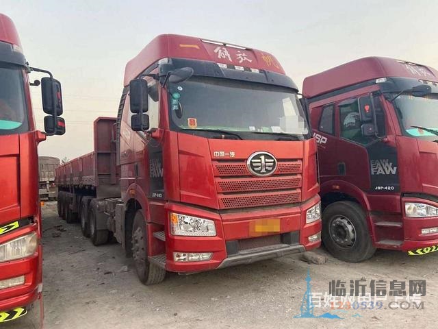 解放 天龙 汕德卡半挂车低价转让 可提档 可按揭！