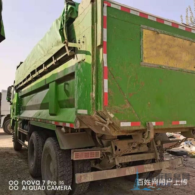 前四后八二手德龙6米自卸车 400马力 国五排放