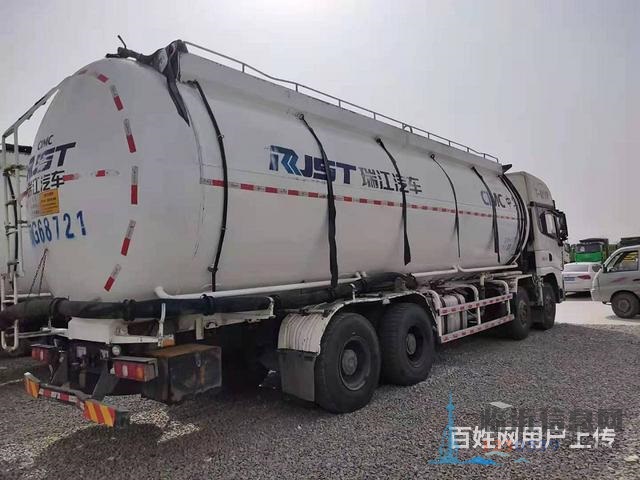 精品二手德龙散装水泥罐车 375马力，国五48方罐