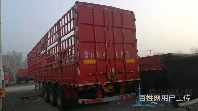 处理一台二手13米花篮半挂车 整车高强版 轻量化