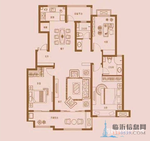 康桥郡别墅1280万 走一手 大边户 带大院子 毛坯 随时看