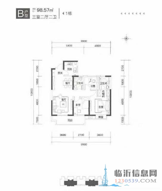 金雀山路114.0平格局极好简装修修看房随时
