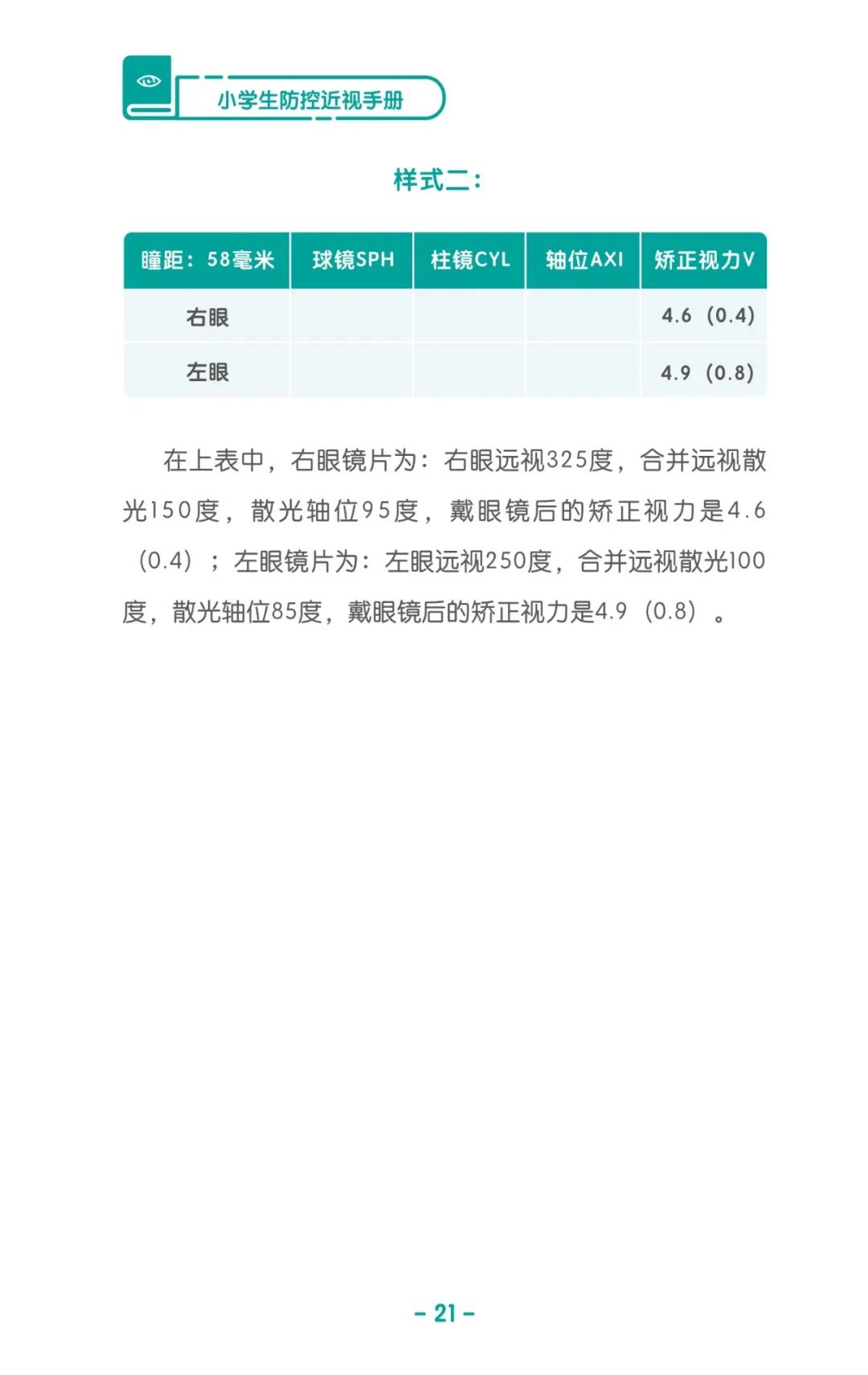 收藏！《儿童青少年防控近视系列手册》之小学生篇