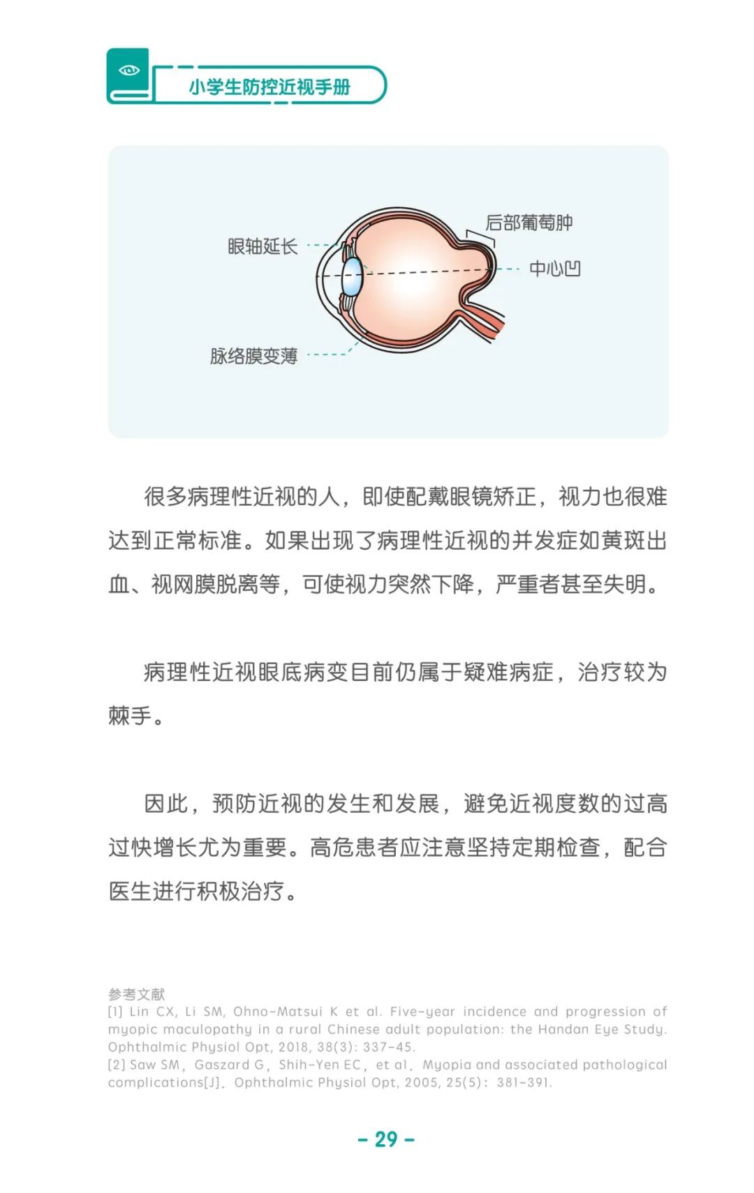 收藏！《儿童青少年防控近视系列手册》之小学生篇