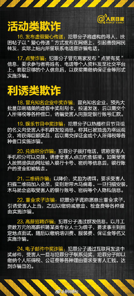 警惕！60种电信网络诈骗手段 别再上当！
