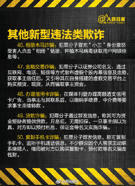 警惕！60种电信网络诈骗手段 别再上当！